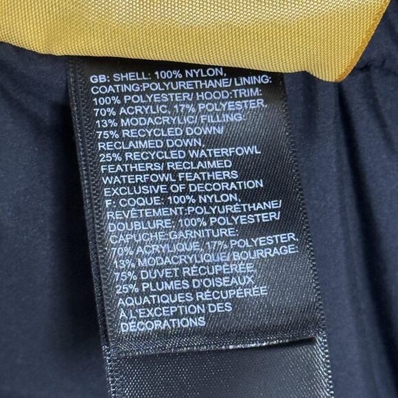 North Face Jacket Mens XXXL Black DryVent 600 Down Hooded Parka Puffer Winter 3X - Picture 8 of 15